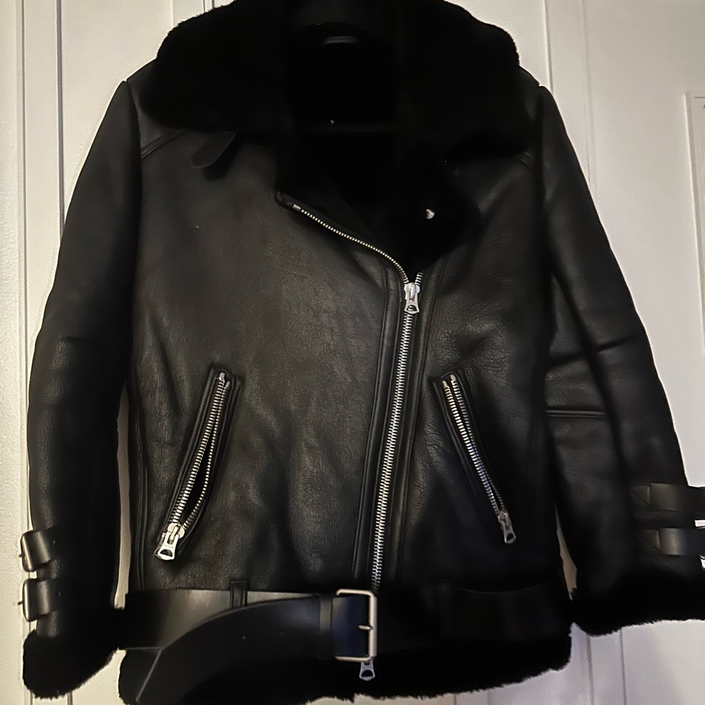 Women's Black Leather Jacket